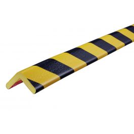 Profilé de protection d’angles Knuffi, type H - jaunes/noires - 5 mètre