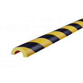 Profilé de protection pour tuyaux Knuffi, type R30 - jaunes/noires - 5 mètre