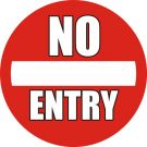 Pictogramme pour sol anti-dérapant : « No Entry »