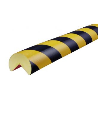 Profilé de protection d’angles Knuffi, type A+ - jaunes/noires - 3 mètre