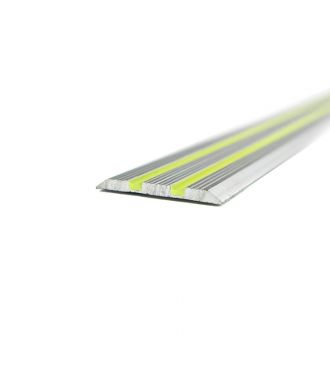 Profil plat en aluminium, luminescent